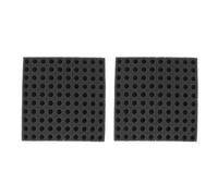 Anneome Bloc Éponge de Semis Carré Noir 2 Pcs pour Culture Hydroponique sans Terre, Plateau Germoir Absorbant Haute Capacité D’Eau, Matériel Écologique pour Jardinage sur Balcon et