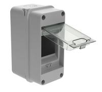 Anneome Boîte de Distribution Électrique Triphasée Ip65 Étanche Petite Boîte en Plastique ABS/Pc Fenêtre Transparente Boîtier de Protection pour Intérieur et Extérieur Boîtier de