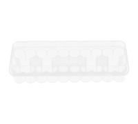 Anneome Boîte de Rangement Plastique Transparente pour Flacons 3 Ml, Support Compartimenté 24 Places, Étui Porte-tubes à Essai Étanche pour Congélation et Organisation en Laboratoire