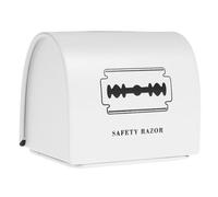 Anneome Boîte de Rangement pour Lames de Rasoir et Étanche Capacité pour Stockage Sécurisé de Lames de Rasage et Accessoires de Toilette