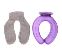 Anneome Bouillotte Cervicale Forme de U Poche de Glace Rafraîchissante pour Nuque Oreiller Cervical Chaud Froid Compresse pour Épaules et Cou Réutilisable