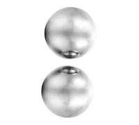 Anneome Boules de Massage Acier Inoxydable pour Exercices de Main Outils Auto-massage Portables Boules de Thérapie Musculaire Baoding Solides pour Relaxation Tension