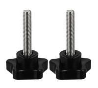 Anneome Bouton de Vis de Serrage Étoile Inox 2 Pièces M8 X 40 MM Écrous Hexagonaux pour Assemblage Manuel et Maintenance Industrielle