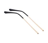 Anneome Branches de Remplacement Cuivre Blanc Doré pour Lunettes Bras Métalliques Résistants avec Finition Brillante Embouts Plastique pour Réparation Fiable des Montures