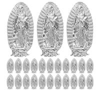 Anneome Breloques pour Ongles en Alliage Métallique 100 Pièces Argentées 3d Relief Bouddha Décorations Nail Art Artistiques pour Manucure Créative et Loisirs DIY