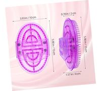 Anneome Brosse de Massage Silicone Résistante Corps Entier pour Massage Main Relaxant et Soin Musculaire Masseur Portable pour Dos Cou Jambes et Accessoire Pratique pour Athlètes et Usage