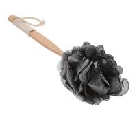 Anneome Brosse Exfoliante Corps Bras Manche en Bois Léger et Structure en Pe, Bain, Brosse Moussante Noire pour Nettoyage