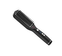 Anneome Brosse Lissante Cheveux et Barbe Températures Réglables Peigne Chauffant avec Affichage LED Adapté Types de Cheveux Homme et Femme Outil Coiffant Voyage