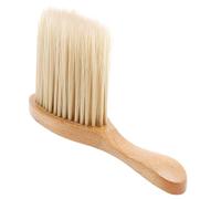 Anneome Brosse Professionnelle pour Coiffeurs avec Manche Bois Poils Longs Nylon et Crin de Cheval Brosse de Nettoyage des Cheveux Coupés pour Salon et Usage Personnel Confortable et