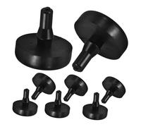 Anneome Butées Caoutchouc Pédale Frein et Embrayage 8 Pièces Noir Kit de Remplacement Contacteur Feux Stop Véhicule Usage Automobile Sécurité