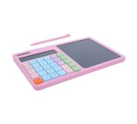 Anneome Calculatrice Solaire 12 Chiffres avec Tablette D’écriture LCD Intégrée, Touches Silencieuses en Abs, pour Examens et Fournitures Scolaires