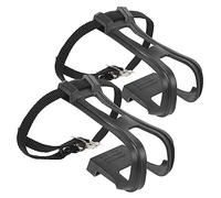 Anneome Cale-Pieds pour Pédale de de Route et VTT 1 Paire Sangles en Nylon Ajustables Remplacement pour Pédales Réflecteur Amovible