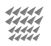 Anneome Cales Métalliques Triangulaires pour Manche de Marteau et Hache 20 Pièces Accessoires D’Installation en Fonte Rouille Naturelle Coin de Fendage Pratique pour Fixation Renforcée