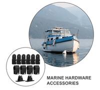 Anneome Capuchon Extrémité Nylon pour Voile de Bateau Kit de Raccords Marins Étanche Installation Facile sans Outil pour Housses et Auvents Bimini