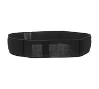 Anneome Ceinture Abdominale Réglable en Coton Respirant, Ceinture Péritonéale Souple L Taille Noire, Maintien du Tube Abdominal pour Soins en Néphrologie, Fixation Sécurisée Lavable