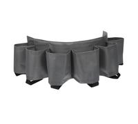 Anneome Ceinture Porte-Bouteille Ajustable pour Homme Sac de Rangement Boisson avec Compartiments Élastiques Maintien Sécurisé pour Bière et Eau pour Course Randonnée et Activités