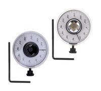 Anneome Clé Dynamométrique Numérique Jauge D’Angle de Couple, Outil de Mesure Angulaire Précis, Double Fonction Indicateur et Réglable, Compatible Mécanique Automobile, Noir et Argenté,