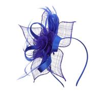 Anneome Coiffe Paon Bleue pour Femme Style Charleston Coiffe de Banquet Maille Accessoires Cheveux Vintage pour Mariée