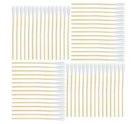 Anneome Cotons-tiges grands pour le nettoyage et application - 2000 pièces en bois et coton - Usage unique, sans peluche, pour hygiène personnelle et soins