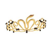 Anneome Couronne Serpent Égyptien avec Éclatants Accessoire de Mariage et Fête Bandeau Tiare de Reine pour Anniversaire et Halloween