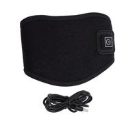 Anneome Coussin Chauffant pour Nuque Rechargeable Ceinture Chauffante Électrique pour Cervicales Soulagement et Stimulation Circulation Léger et Portable pour Bureau Voyage et Maison Noir