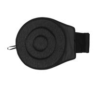 Anneome Coussin de Siège Pivotant Rotatif Noir Double Anneau pour Femme Enceinte Personne Âgée Matériaux Respirants Quatre Saisons Voiture Bureau