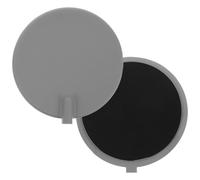 Anneome Coussinet Électrode Rond en Silicone 95 Mm pour Massage Doux à Domicile Distribution Uniforme du Courant, Accessoire pour Soin Peau