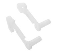 Anneome Crochets de Charnière de Porte de Réfrigérateur en Plastique, Cale-porte Droit et Gauche 2 Pièces, Accessoires de Rechange pour Portes de Camping-car et Électroménagers,