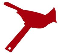 Anneome Décoration de Boîte aux Lettres en Acrylique D’Oiseau, Piquet Décoratif Solide pour Jardin, Pelouse et Terrasse, Accessoire Ornemental Simple et Joli pour Boîte aux Lettres