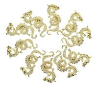 Anneome Décorations pour Ongles Dragon en Alliage Doré Petits Charms Nail Art X-282 Lot de 10 Pièces pour Manucure Accessoires de Manucure Femme pour Fêtes et Occasions