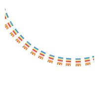 Anneome Drapeaux de prière bouddhistes en polyester cinq couleurs, bannière suspendue pour décoration de temple et espace extérieur, usage bouddhiste