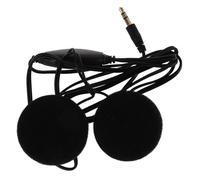 Anneome Écouteurs pour Casque de Moto Filaires 35 MM Microphone Intégré Intra-Auriculaires Noirs Kit Audio GPS pour Cyclistes Communication Claire Bruit pour Conduite Sécurisée