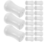 Anneome Embouts à Pompon en Plastique Blanc Accessoires Élégants 24 Pièces Design Simple et Usage Pratique pour Stores pour Rideaux Espace de Vie