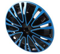 Anneome Enjoliveur de Roue Acier Bleu Noir Couvre-Jante Décoratif Compatible pour Voiture Protection Stable et Design Élégant