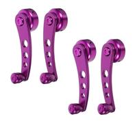 Anneome Ensemble De 4 Accessoires Pour Vitres De Véhicule Poignée De Porte Intérieure Manivelle De Lève-Vitre Manivelle De Rechange Pour Lève-Vitre Violet