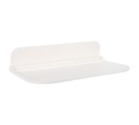 Anneome Étagère Murale Flottante Pliable Blanche pour Salle de Bain et Balcon, Capacité de Charge Élevée en Hips et PP, Design Simple et Élégant