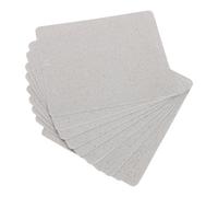 Anneome Feuille de Mica Ignifugée pour Micro-ondes 104 X 85 Mm, Lot de 10 Pièces, Plaque Isolante Diélectrique de Remplacement pour Réparation D'appareils Électroménagers