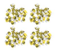 Anneome Gommes Mini Abeilles en TPR Jaune pour Garçon et Filles, 150 Pièces, Efface Efficacement Les Erreurs, pour Fêtes D'garçon et Filles et Fournitures Scolaires