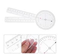Anneome Goniomètre Plastique Transparent Rapporteur Angle Précis pour Mesure Articulaire et Thérapie Physique