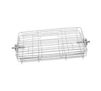 Anneome Grill Fish Basket Réglable Acier Inoxydable avec Rotation pour Barbecue Extérieur Panier Extensible pour Légumes Viande et Fruits de Mer Rack pour Camping et Repas Plein Air