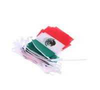 Anneome Guirlande de Drapeaux du Mexique 4,88 M 20 Fanions en Tissu Décorations de Jardin Extérieur Intérieur pour Fête Événement Sportif Coupe du Monde