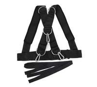 Anneome Harnais Entraînement Résistance pour Traîneau avec Sangle Épaule Rembourrée Équipement Fitness pour Musculation et Endurance Noir