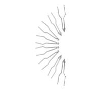 Anneome Kit de 8 Pointes de Fil de Pyrogravure en Alliage Chrome-nickel 4 Pointes N°19 Fines Embouts de Rechange pour Machine à Pyrogravure sur Bois Outils de Gravure Précis pour Artistes