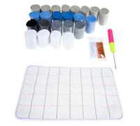 Anneome Kit De Crochets à Loquet pour Tapis Outil De Couture DIY De Fil à Crocheter Accessoire De Tricotage Et Bricolage