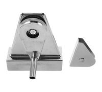 Anneome Kit de Réparation Drapeau avec Palier à Roulement Poulie INOX pour Cordage Manivelle et Roue Pivotante pour Mât de Drapeau