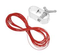 Anneome Kit Treuil Câble pour Bâche Piscine Solide Antirouille Tendeur à Cliquet pour Câble de Sécurité Hivernage Piscine Extérieure Compatible Ovales et Rectangulaires