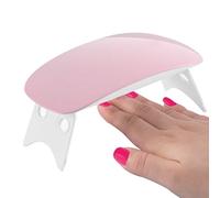 Anneome Lampe à Ongles LED USB pour Manucure Gel Uv, Sèche-ongles Portable en Plastique Double Longueur D'onde et Réglage 2 Temps pour Voyage et Usage Professionnel