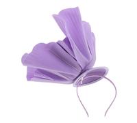 Anneome Large Flower Fascinator Headband For Women Elegant Floral Hair Accessory Tea Party Wedding Carnival Decorative Hairpiece