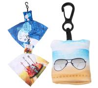 Anneome Lingettes Nettoyantes pour Écran et Lunettes Lot de 3 Corde Décorative Double Face Lavables et Réutilisables Accessoire Pratique pour Téléphone Portable et Appareils Photo