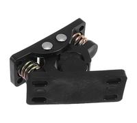 Anneome Loquet à Double Zinc Allié Robuste Loquet de Porte pour Armoire et Placard Maintien Sécurisé Noir Plastique Verrouillage Lourd pour Cuisine et Camping-